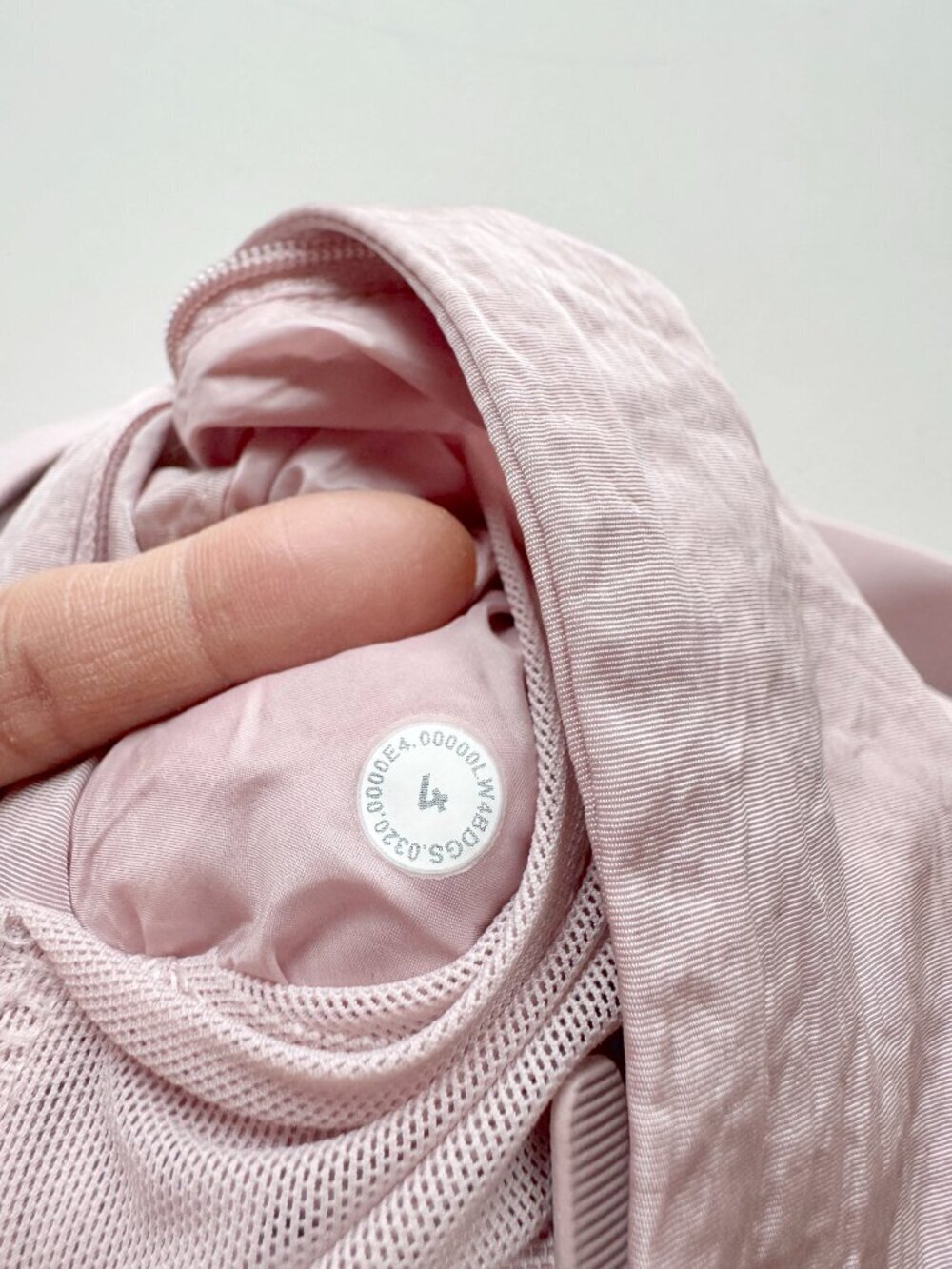 LULULEMON Non-Stop Reversible Misty Pink Water Repellent Bomber Jacket, Size 4 - Picture 13 of 16